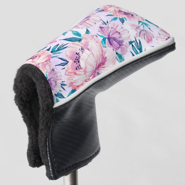Flora-Blossom Golf Headcover (3/4 Vorderseite)