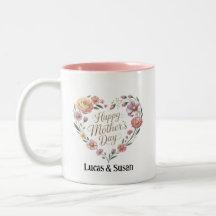 Flora Blume Leaf Happy Mother Day Tasse Geschenke