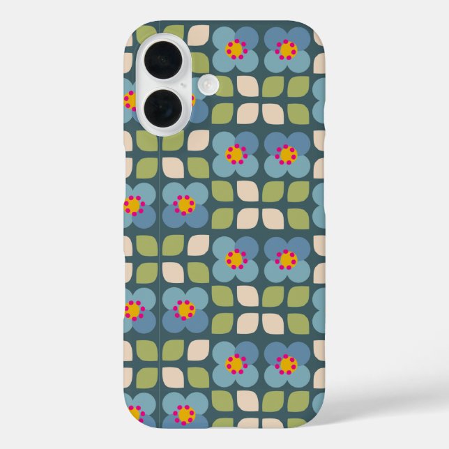 FLORA BLUSH - Botanischer iPhone-Fall Case-Mate iPhone Hülle (Rückseite)