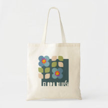 FLORA BLUSH - Moderne Tote Bag