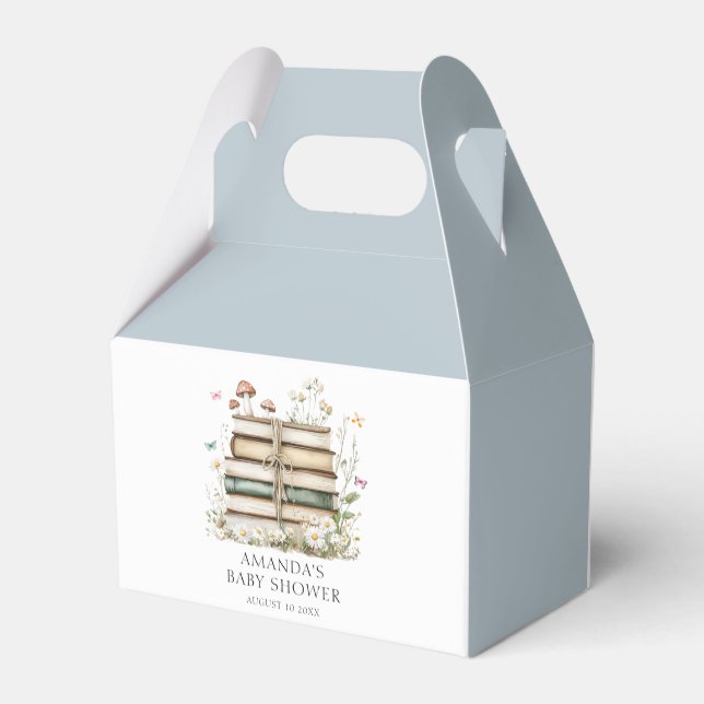 Flora-Blütendusche Gefälligkeitsbox Geschenkschachtel (Rückseite)