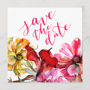 Flora Botanica Wasserfarbe Save The Date