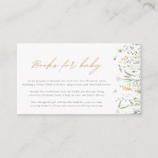 Flora-Buchungsanfrage für Aquarellfarben Begleitkarte