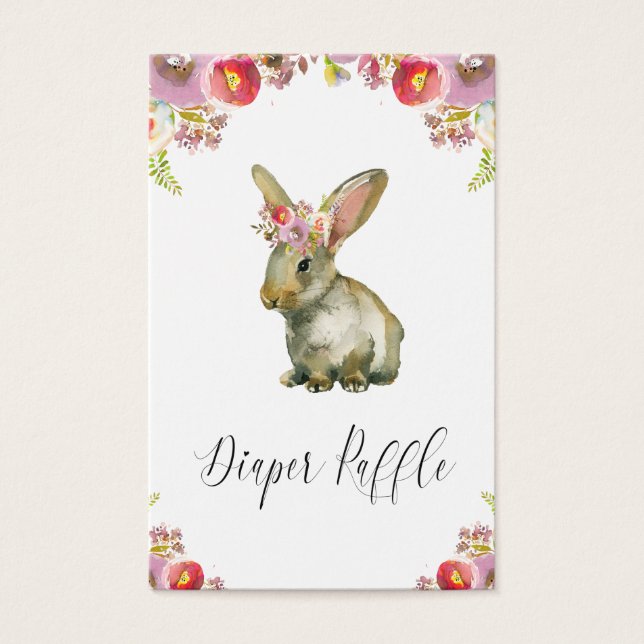 Flora Bunny Diaper Raffle (Vorderseite)