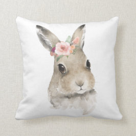 Flora Bunny Rabbit Woodland Tier Kissen