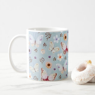 Flora-Butterfly-Weide Kaffeetasse