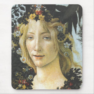 Flora (Detail Primavera) Botticelli Kunst, Dichtun Mousepad