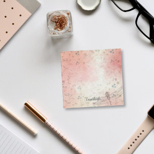 Flora-Drachenfliege   Rosa grün Post-it Klebezettel