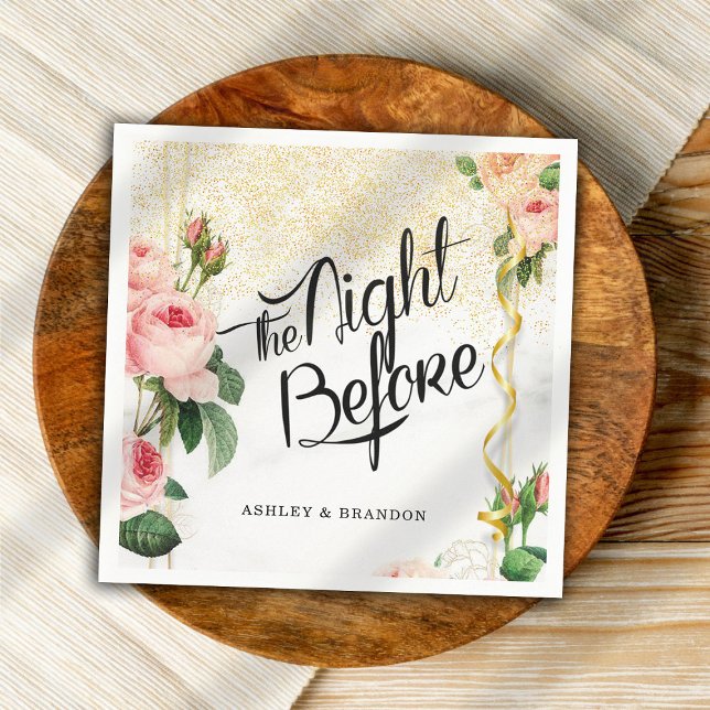 Flora Elegante Die Nacht vor der Probe Napkins Serviette (Von Creator hochgeladen)