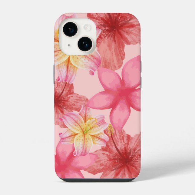 Flora-Etasche iPhone Hülle (Rückseite)