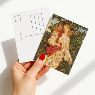 Flora   Evelyn De Morgan Postkarte
