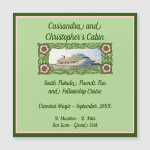 Flora-Fauna-Flora-Türmarkierung 2 Magnetkarte