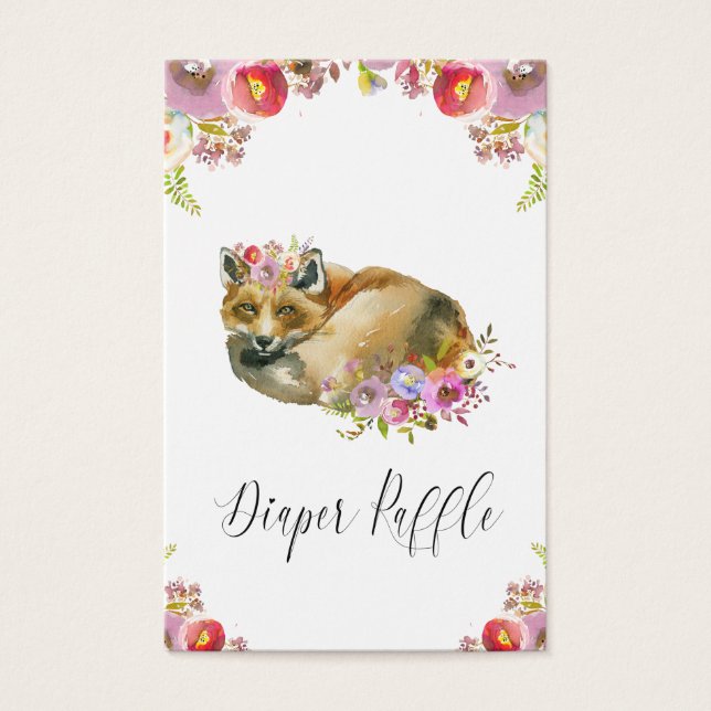 Flora Fox Pup Diaper Raffel (Vorderseite)