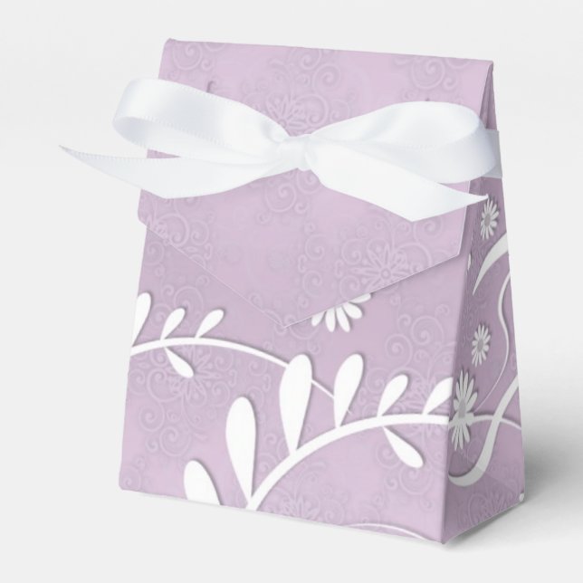 Flora Gastgeschenk Hochzeit Box Lavendel Geschenkschachtel (Vorderseite)