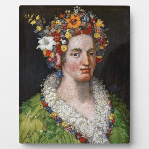 Flora   Giuseppe Arcimboldo   Fotoplatte
