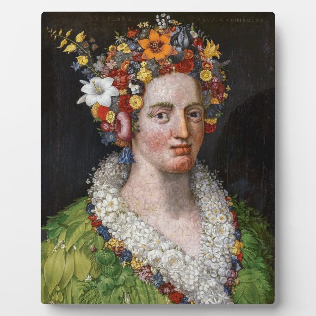 Flora | Giuseppe Arcimboldo | Fotoplatte (Vorderseite)