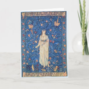 Flora Goddess of Blume Karte