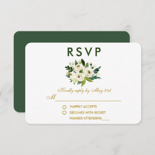 Flora-grüne Hochzeit RSVP GBG