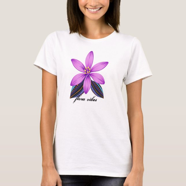 Flora-Hemd T-Shirt (Vorderseite)