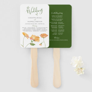 Flora-Hochzeitslüfter Fächer
