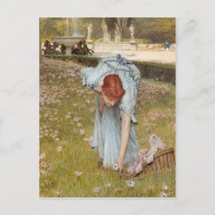 Flora im Detail - Lawrence Alma-Tadema Postkarte