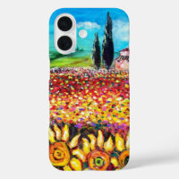 FLORA IN DER TUSKANIE/ Felder, Pfeffer und Sonnenb