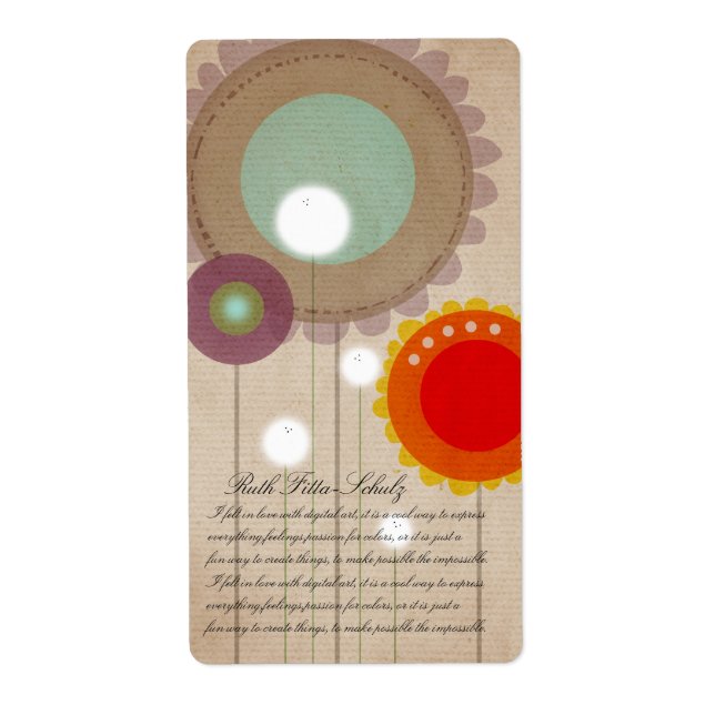 Flora-Label (Vorne)
