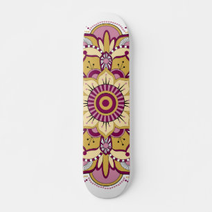 Flora Mandala Skateboard