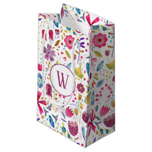 Flora-Monogramm Kleine Geschenktüte