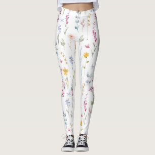 Flora-Muster des Wassers Leggings