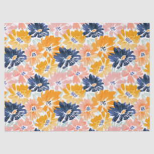 Flora-Muster für die hintere Farbe Seidenpapier