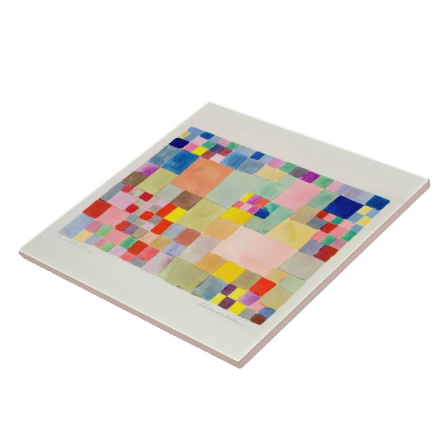 Flora on sand , Paul Klee Fliese (Seite)