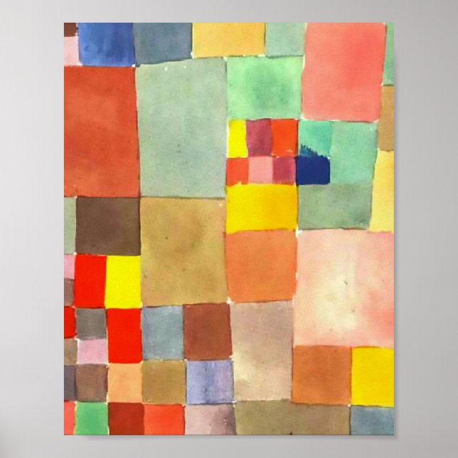 Flora On Sand Paul Klee Poster (Vorne)