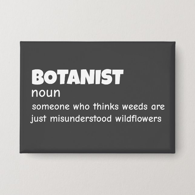 Flora Researcher - Definition Button (Vorderseite)
