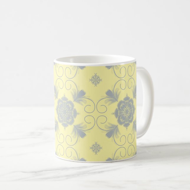 Flora Royale Ceramic Mug Kaffeetasse (VorderseiteRechts)