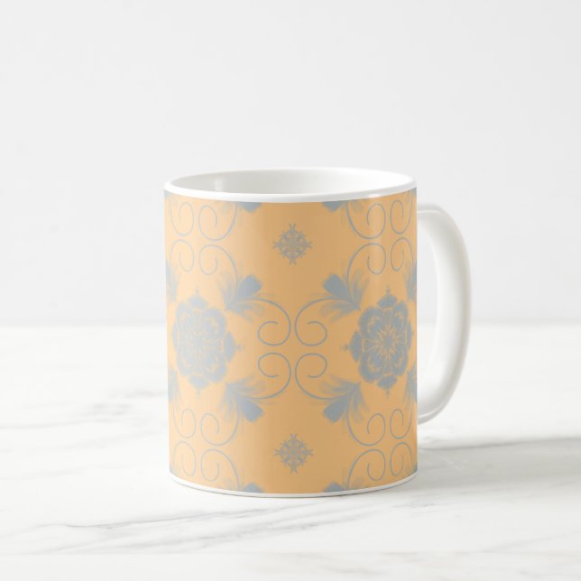 Flora Royale Ceramic Mug Kaffeetasse (VorderseiteRechts)