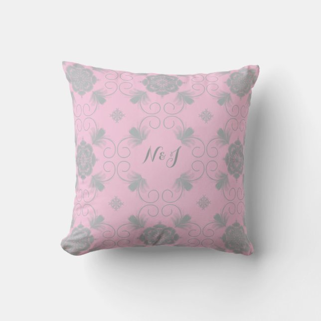 Flora Royale Decorative Throw Pillow Kissen (Vorderseite)