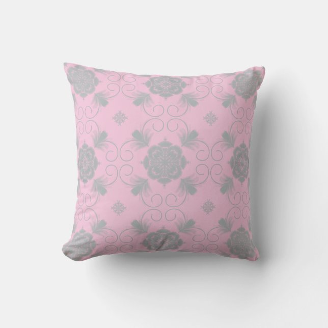 Flora Royale Decorative Throw Pillow Kissen (Vorderseite)