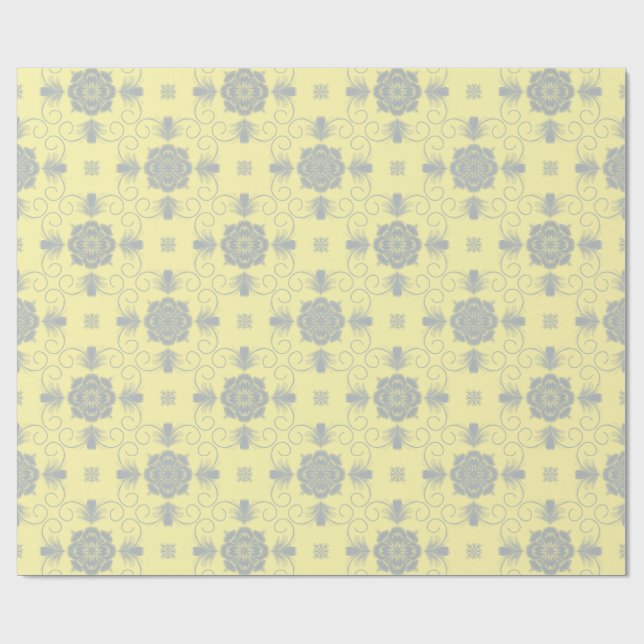 Flora Royale Elegantes Blumenverpackungspapier Geschenkpapier (Flach)