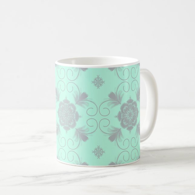 Flora Royale Keramik-Tasse Kaffeetasse (VorderseiteRechts)