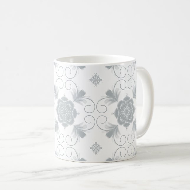 Flora Royale Keramikbecher Kaffeetasse (VorderseiteRechts)