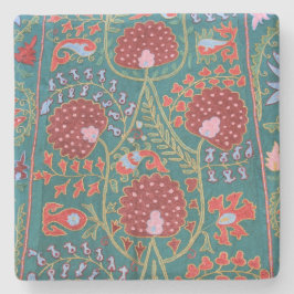 Flora Tapistry Textur aus Israel Square Untersetze Steinuntersetzer