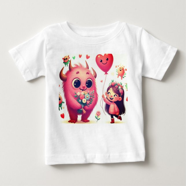 Flora the Friendly Monster T - Shirt (Vorderseite)