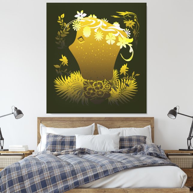 Flora the Goddess of Flowers Leinwanddruck (Insitu (Schlafzimmer))