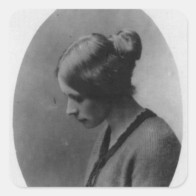 Flora Thompson Quadratischer Aufkleber (Vorderseite)