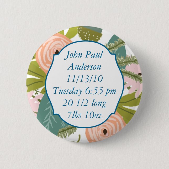 Flora und Fauna Button (Vorderseite)