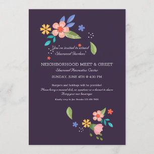 Flora und Fauna Einladung