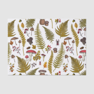 Flora und Fauna im Waldgebiet 2 Seidenpapier