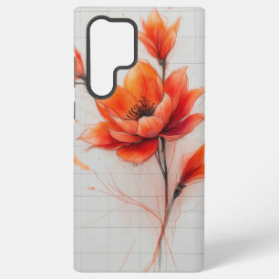 Flora und Fauna Traumdesign Elegante Blume Samsung Galaxy Hülle