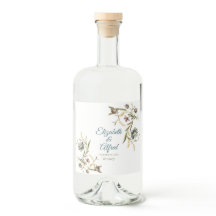 Flora Vine Flasche Etikett